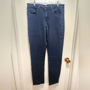 Just Black Women's Jeans Size 32 High Rise Stretch Slim Straight Leg